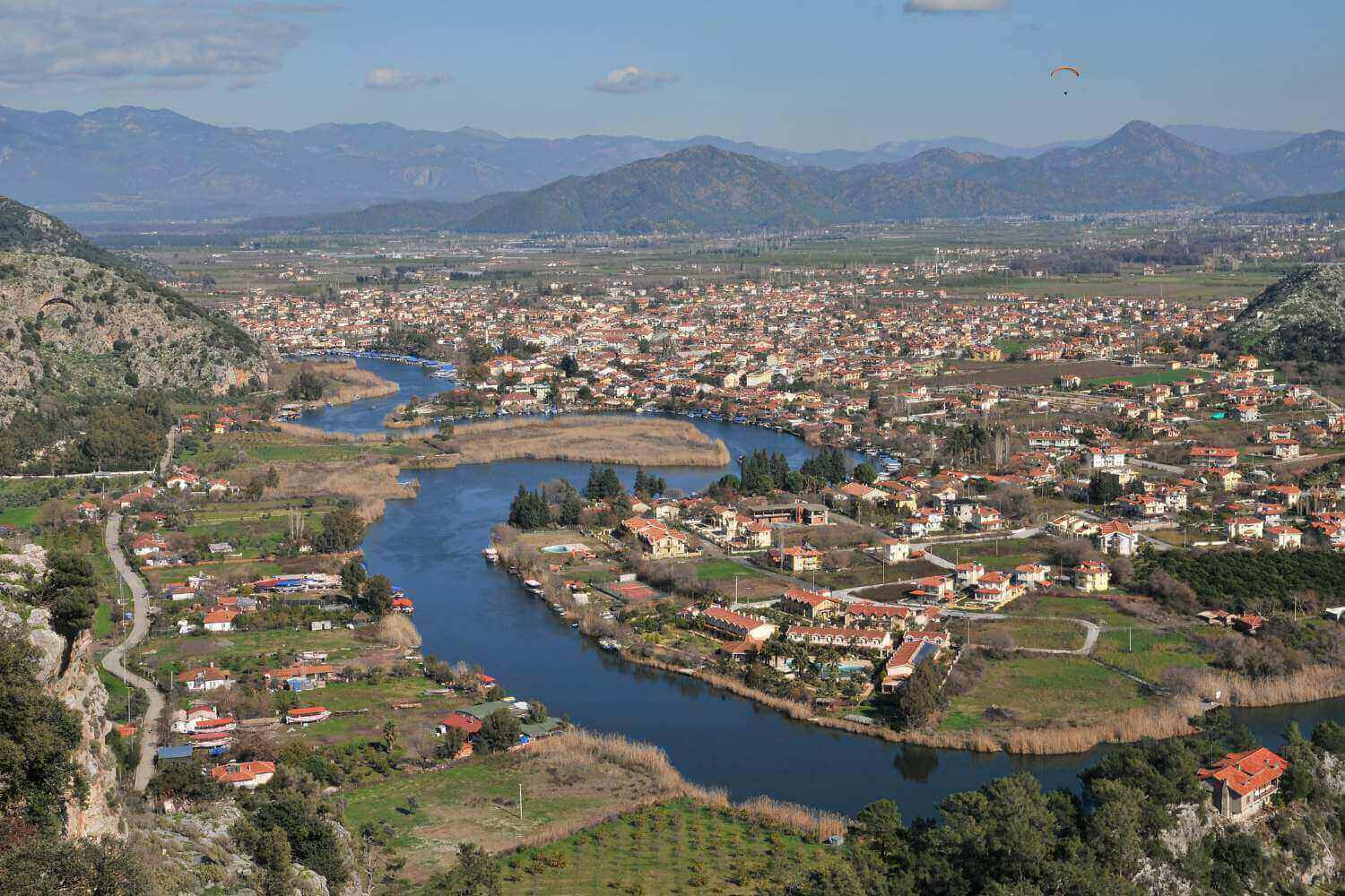 Dalyan by the river near Dalaman in Turkey.