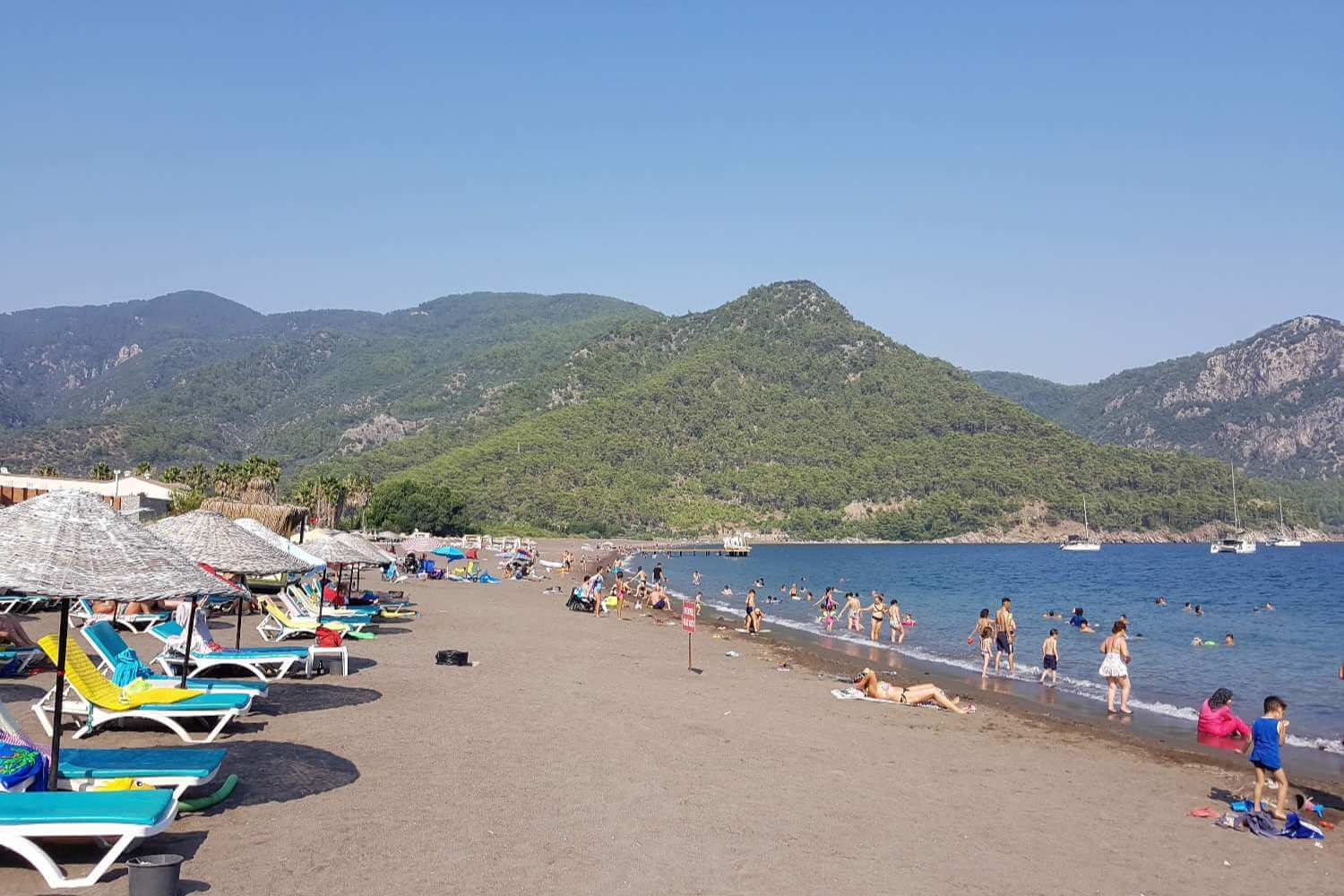 Ekincik Beach, near Koycegiz and Dalyan