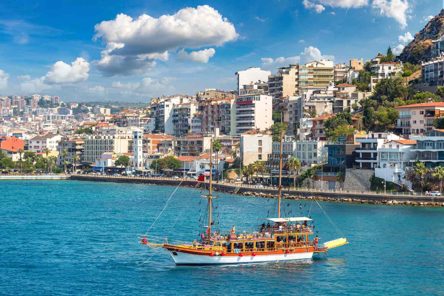 Kusadasi , a coast town in Turkey, ideal holiday destination