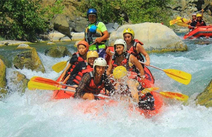 Rafting in Dalaman, sarigerme, Dalyan and Marmaris. Return Transfer , lunch and instructor included