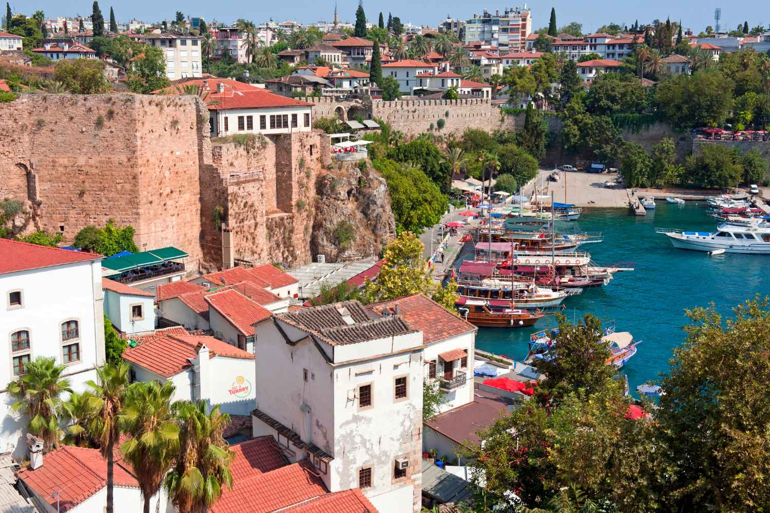 antalya city tour, view of the harbour