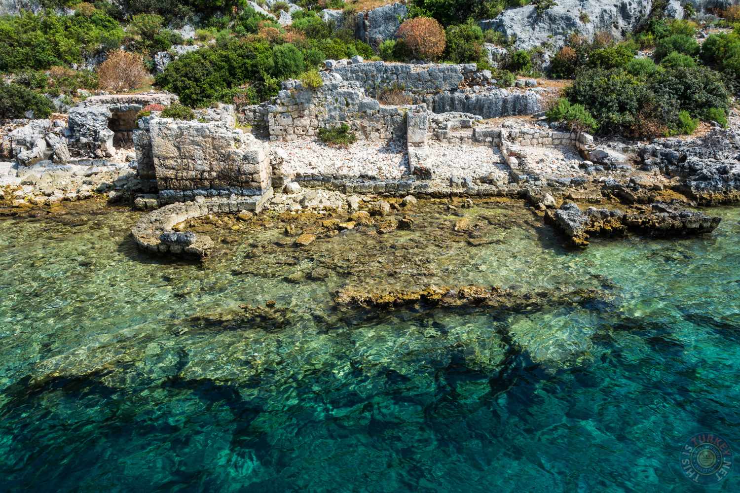 Kekova Sunken City, day tour from Antalya Hotels. Transfer, Lunch, Guide are included.