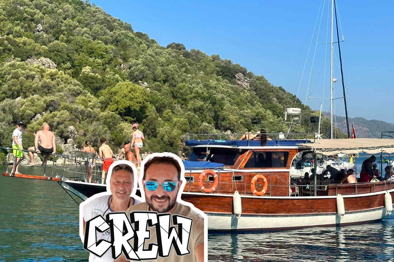 Fishing and swimming in Marmaris, Private boat Hire.